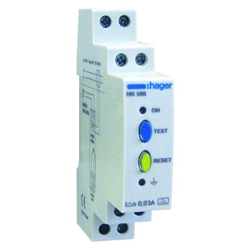 Hager Aardlekrelais 30mA-6A direkt HR500 afbeelding 2