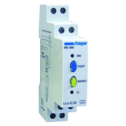 Hager Aardlekrelais 300mA-6A direkt HR502 afbeelding 2