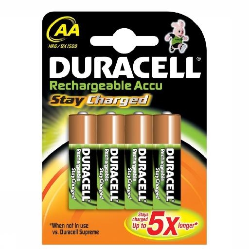 DURACELL HR 6 AA 4ST BATT OPL PENL 2400MA 1=4ST afbeelding 2