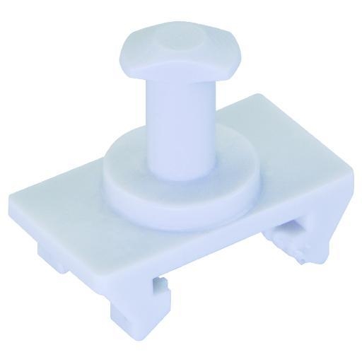 Schnabl ECV Euroclip grijs voor 2 EC buisklemmen te koppelen (zak 200 stuks) afbeelding 2