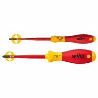 Sleufkop Xeno-schroevendraaierset SoftFinish electric slimFix, 2-delig Wiha afbeelding 2