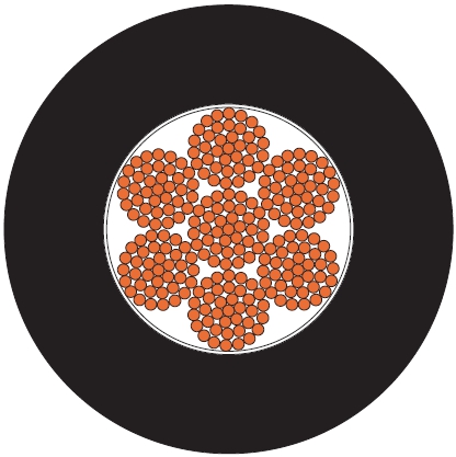 DYNAMIC H01N2 D 1X50 LASKABEL 1X50MM afbeelding 1