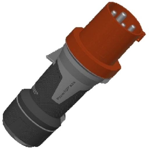 MENNEKES CEE 13106 stekker 63A 4P 400V 6H VNPOWER afbeelding 2