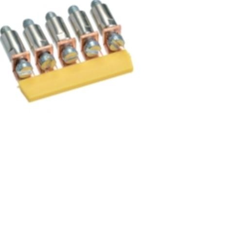 Hager Doorverbindingsbrug geïsol. 2,5mm², 5-P schroef KWJ02B5 afbeelding 2