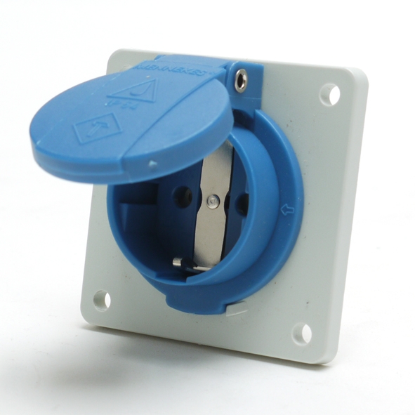 MENNEKES CEE 11031F WCD RA INB 230V BLAUW G6 afbeelding 2