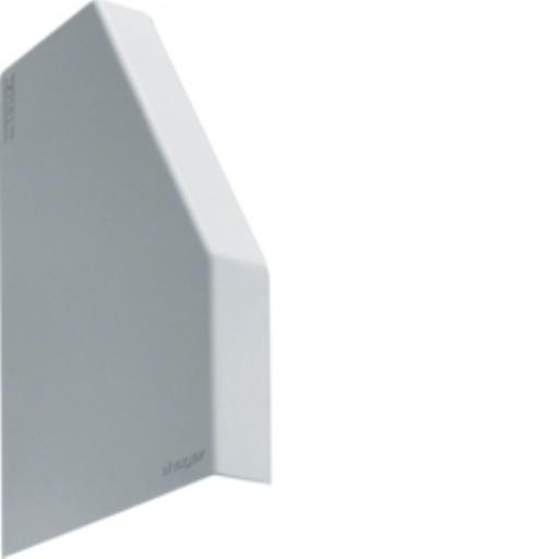 Eindkap RK L/R verdeelkap 110mm RAL9010 helderwit afbeelding 2