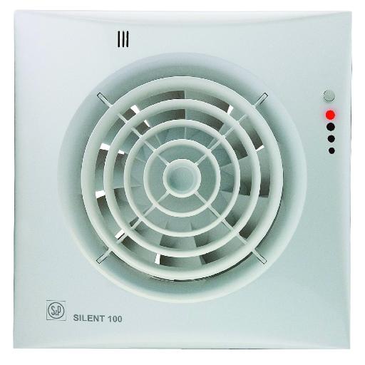 SOLER EN P SILENT 100 CHZ SILVE TOILET/BADK VENT 9 afbeelding 2