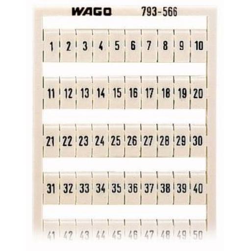WAGO 793-566 MARK WMB 5-5.2MM HOR 1-50 2X afbeelding 2