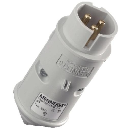 MENNEKES CEE 637A stekker 16A 3P 50V 12H IP44 afbeelding 2