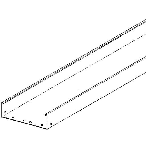Kabelgoot dik 60 100mm kopp 3m RSU60.100 afbeelding 2