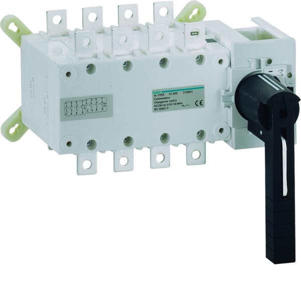 Hager Omschakelaar 4-P 160A blokvorm HI452 afbeelding 2