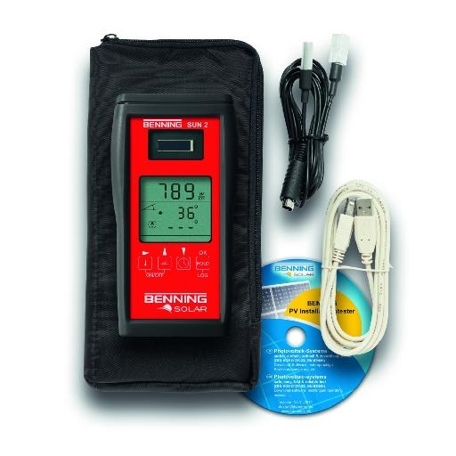 BENNING SUN2 CAPACITEITS EN TEMP PV METER