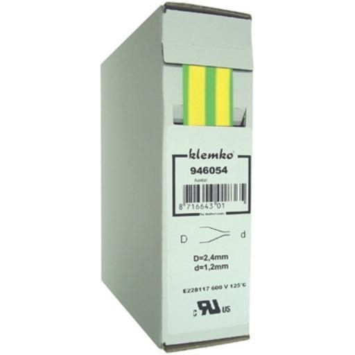 Krimpkous Polyolefin 2:1 In Trekbox GE / GRoen 2,4 > 1,2mm