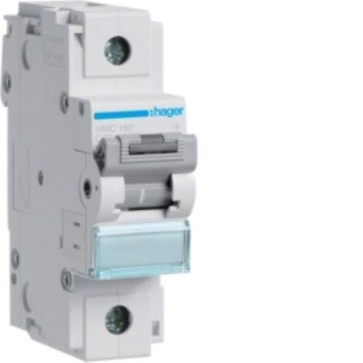 Hager Installatieautomaat 1-P C80A 15kA HMC180 afbeelding 2