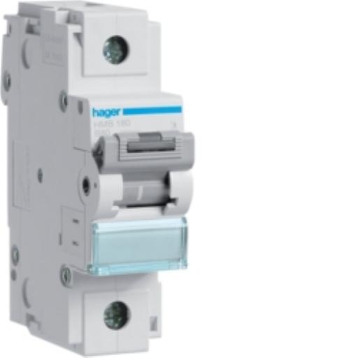 Hager Installatieautomaat 1-P B80A 15kA HMB180 afbeelding 2