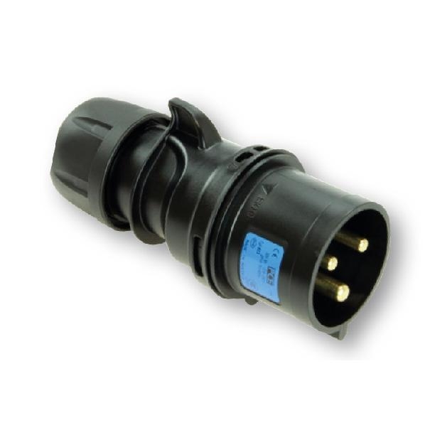 PCE 025-6XV stekker 32A 5P 6H TWIST ZW afbeelding 2