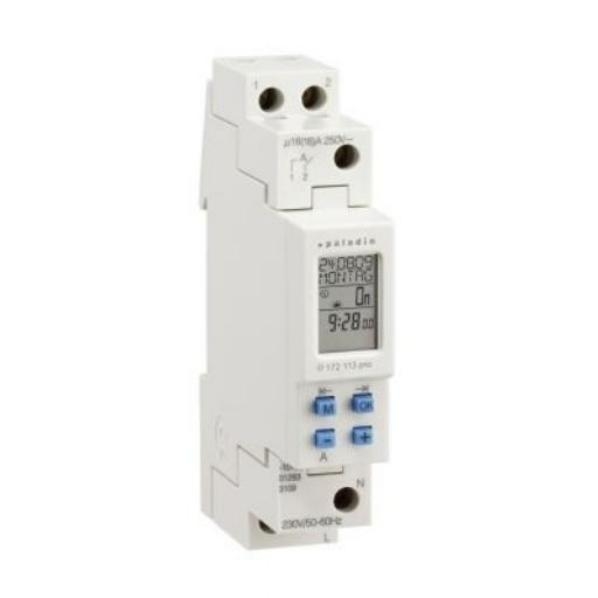 PALADIN 172113PRO KLOK DIG 1KAN D/W 230V16A 1TE