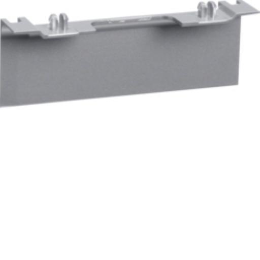 Plintpasstuk voor outlet univ. SL 80mm RAL9006 alu afbeelding 2