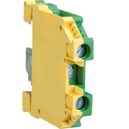 Hager Rijgklem 4mm² aarde, schroef, gesloten uitvoering KXB04E afbeelding 2