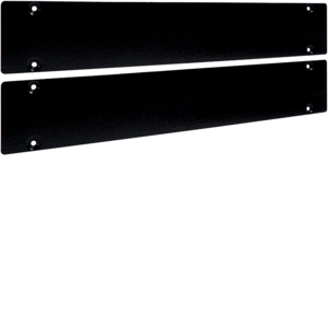 Hager Zijwand voor sokkel 600x100mm IP41 zwart FZ911XS afbeelding 2