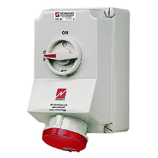 MENNEKES CEE 5959A WANDCONTACTDOOS 63A 5P 6H 400V afbeelding 2