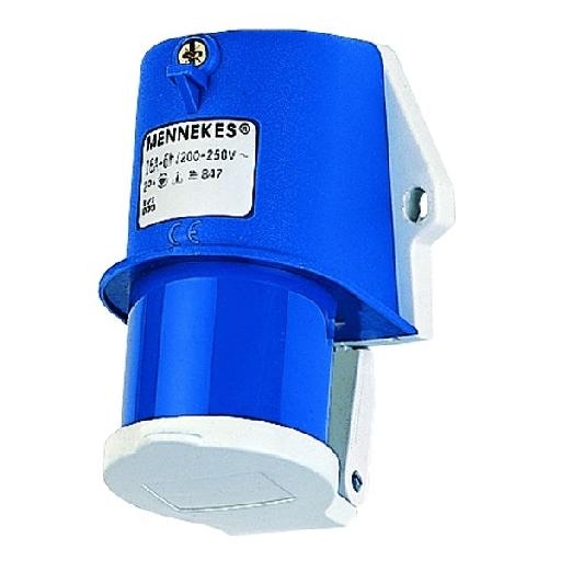 MENNEKES CEE 847 TOESTELCONTACTDOOS 16A3P 6H230 afbeelding 2