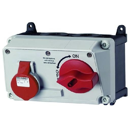 MENNEKES CEE 7616 WCD AMAXX 32A5P 6H400V IP44 DU afbeelding 2