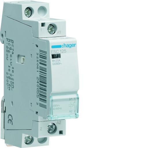 Hager Set 1xMagneetschakelaar 1-P 25A 230V VKS18SR