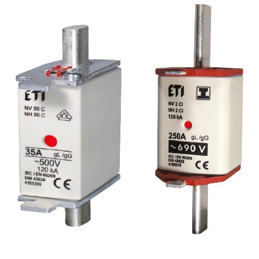 ETI 416800114 ZEKERING 500VAC 1000A NH4 afbeelding 2