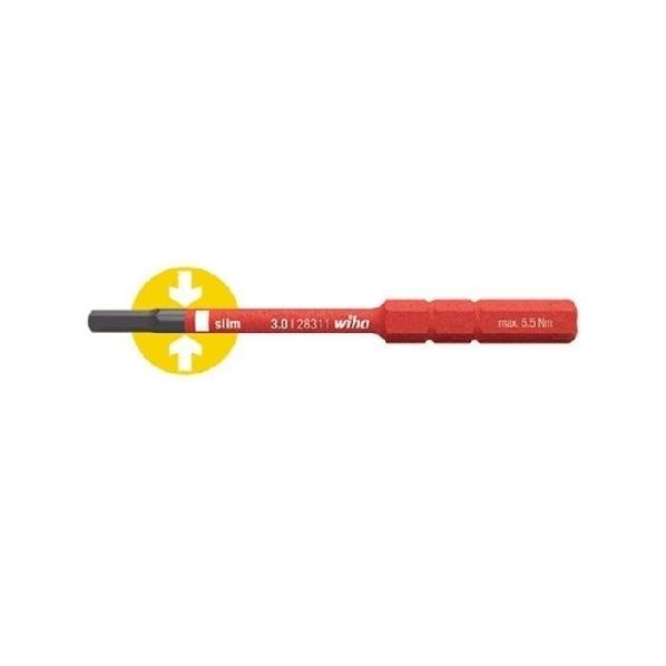 WIHA Bit SlimBit Electric Inbus 2831-18 5,0mm 5.5 Nm