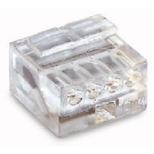 WAGO 243-144 MICRO LASKLEM 4X0.4-0.5MM2 TRA afbeelding 2