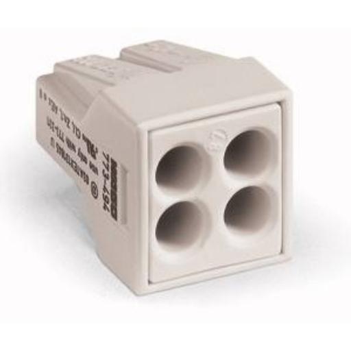 WAGO 773-494 4-DR VERBINDINGSKLEM EEXE L-GR afbeelding 2