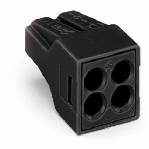 WAGO 773-514 4-DR VERBINDINGSKLEM 150GRC ZW afbeelding 2