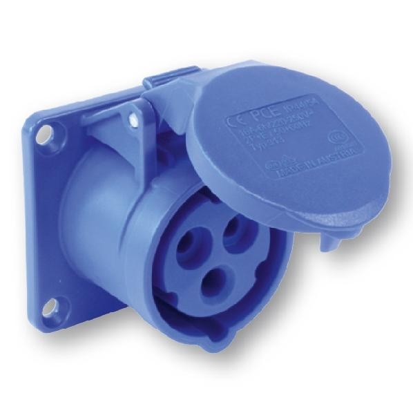 PCE 313-6F6V CEE INBOUW WANDCONTACTDOOS REC afbeelding 2