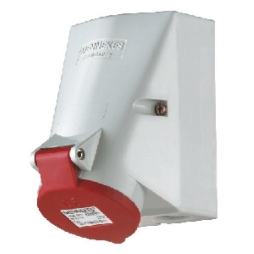 MENNEKES CEE 418 WCD 16A 4P 6H 400V IP44 TWINCO afbeelding 2