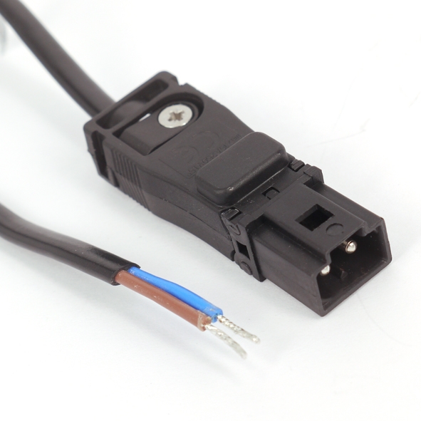 Lumiparts 5.03.0495 Aansluitsn 2X0.5 0.3M Male Zw afbeelding 2