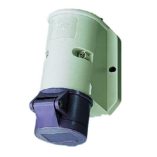 MENNEKES CEE 1825 WANDCONTACTDOOS 16A 2P 25V IP4 afbeelding 2