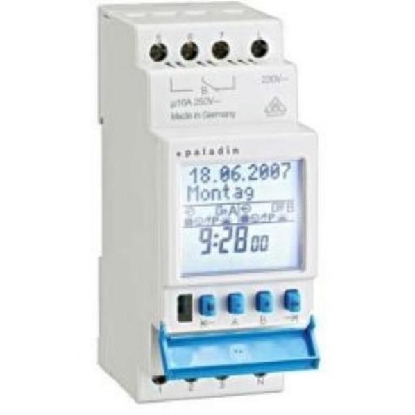 Schakelklok dig. 230V 2-kan 16A weekprog. BT