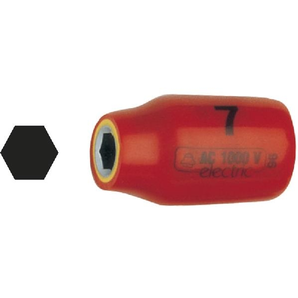 Friedrich Zeskantdop 3/8'' 1000V 13mm kort afbeelding 2