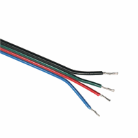 LED strip aansluitkabel RGB 4-draads vlak afbeelding 1