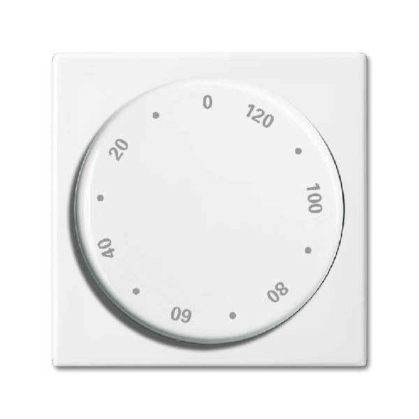 Busch-jaeger Centraalplaat met knop 1070u 120min SI-B 1771 914 102 (2CKA001753A0236) afbeelding 2