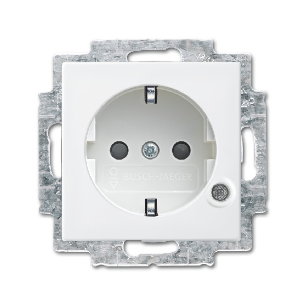 Busch-jaeger Stopcontact ra inbouw led SI-B 20 eucbl 914 (2CKA002013A5395) afbeelding 2