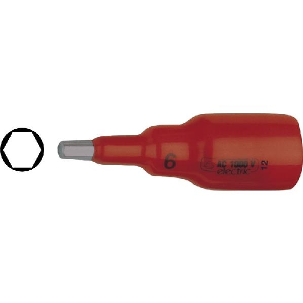 Friedrich Inbusdop 1/2'' 1000V 4mm ratels doppen afbeelding 2