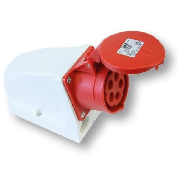 PCE 923-10V CEE WANDCONTACTDOOS OPBOUW MET afbeelding 2