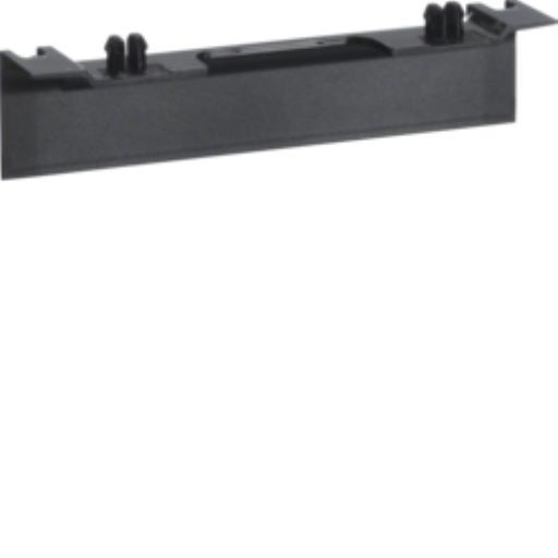 Plintpasstuk voor outlet univ. SL 55mm RAL9011 zwt afbeelding 2