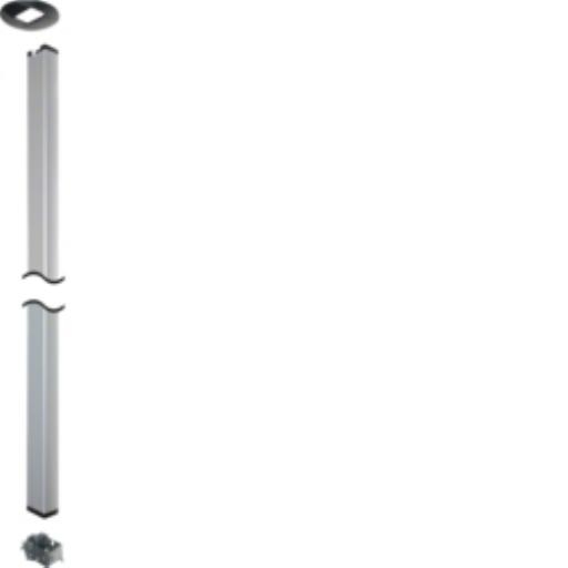Klemzuil enkel 80mm L=3.4m elox afbeelding 2