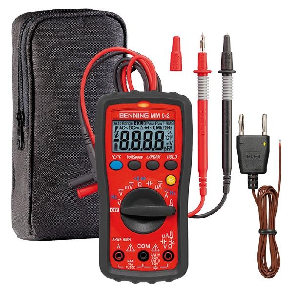 Benning MM 5-2 Digitale Multimeter TRUE RMS afbeelding 2
