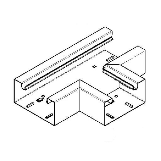 T-stuk BRS 65x130 verzinkt afbeelding 2