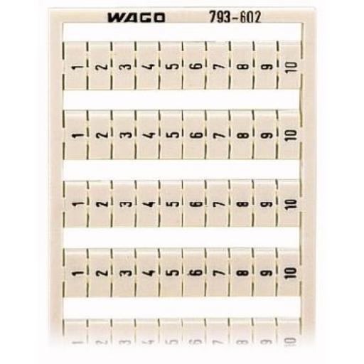WAGO 793-602 WMB-MARK. 5MM OPDRUK VER. 1-10 afbeelding 2