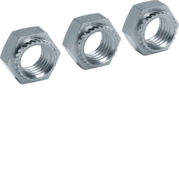 Hager Set moeren M12 VPE=3 UVZ1M12SM afbeelding 2